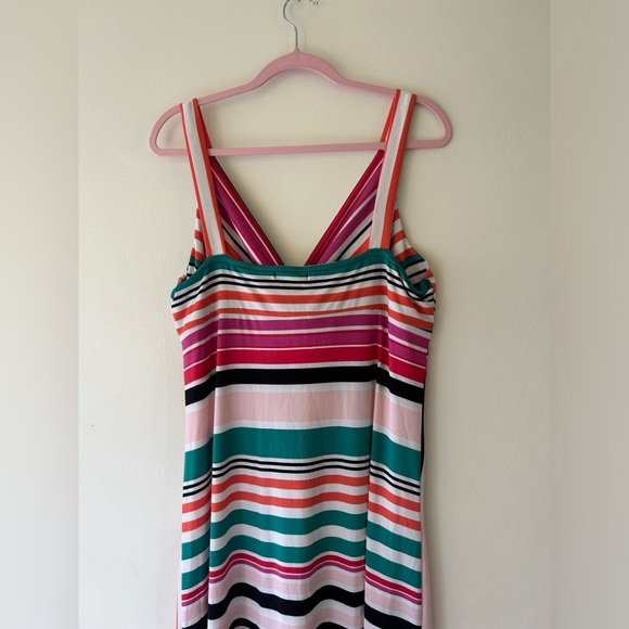 NWT JohnPaulRichard Colorful Striped High Low Dress - Picture 4 of 11